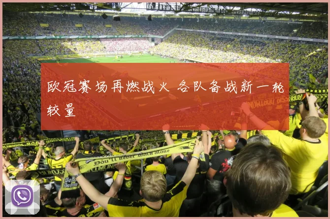 欧冠赛场再燃战火 各队备战新一轮较量